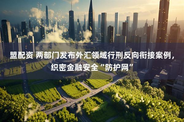 盟配资 两部门发布外汇领域行刑反向衔接案例，织密金融安全“防护网”